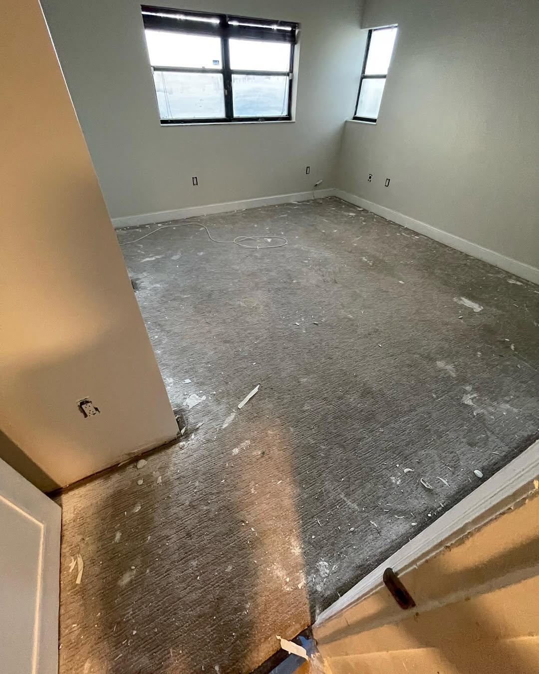 Fort Lauderdale home before: Old Flooring